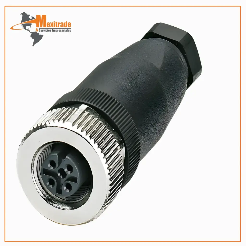 Conector Phoenix Contact SACC-M12FS-4CON-PG7-M M12 Hembra 4 Polos