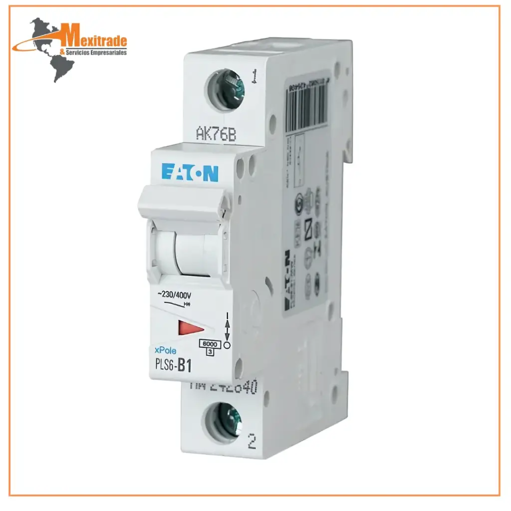 Interruptor magnetotérmico PLS6/M de la serie xPole de Eaton Moeller