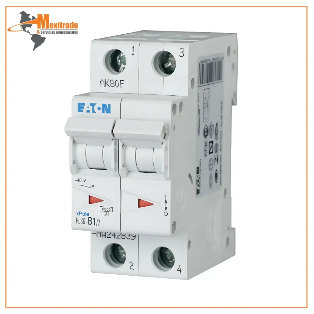 Interruptor magnetotérmico PLS6/M de la serie xPole de Eaton Moeller