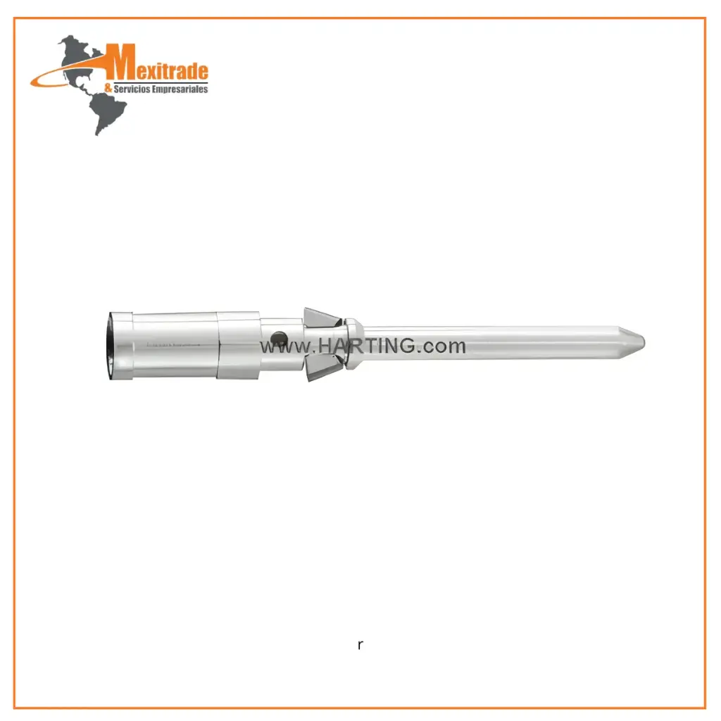 HAN D MALE CONTACT AWG 20 (0.5mm²), SILVER