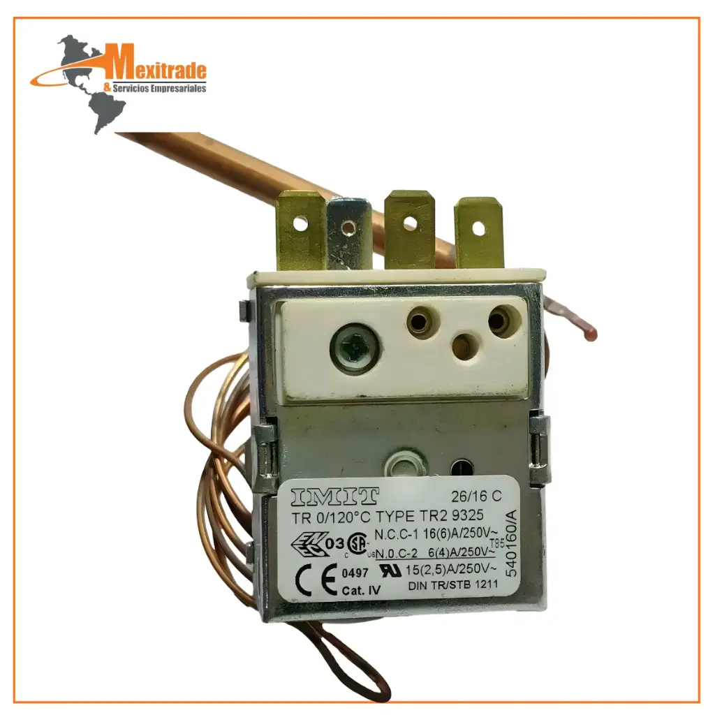 Termostato Regulable de Capilar IMIT TR2 – 0-120°C 
