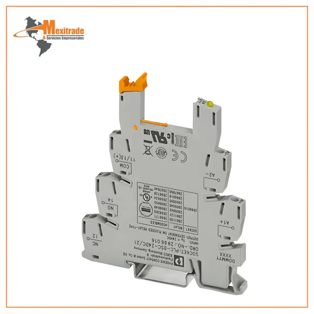 PLC-BSC-24DC/21 Zócalo de Rele PHOENIX CONTACT