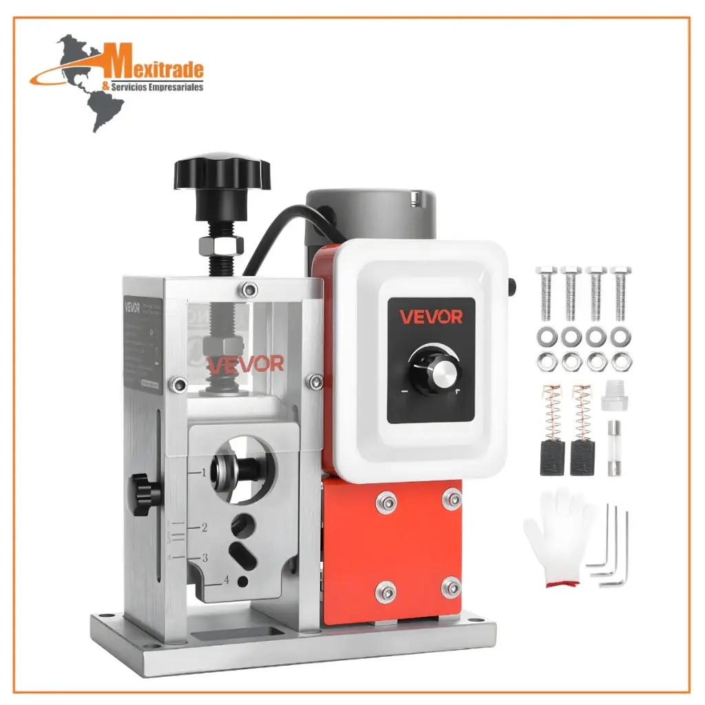 Peladora de Cables Eléctrica Automática VEVOR – 400 W (1.5 a 40 mm)