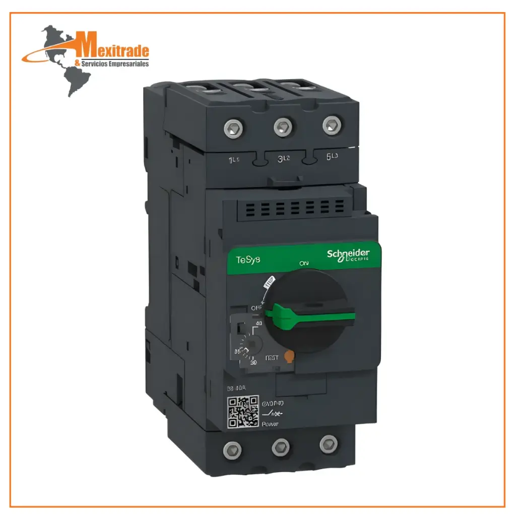 Guardamotor Interruptor Termomagnético TeSys GV3 30–40A EverLink BTR