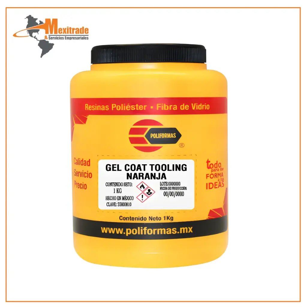 GEL COAT  TOOLING NARANJA  1 KG.