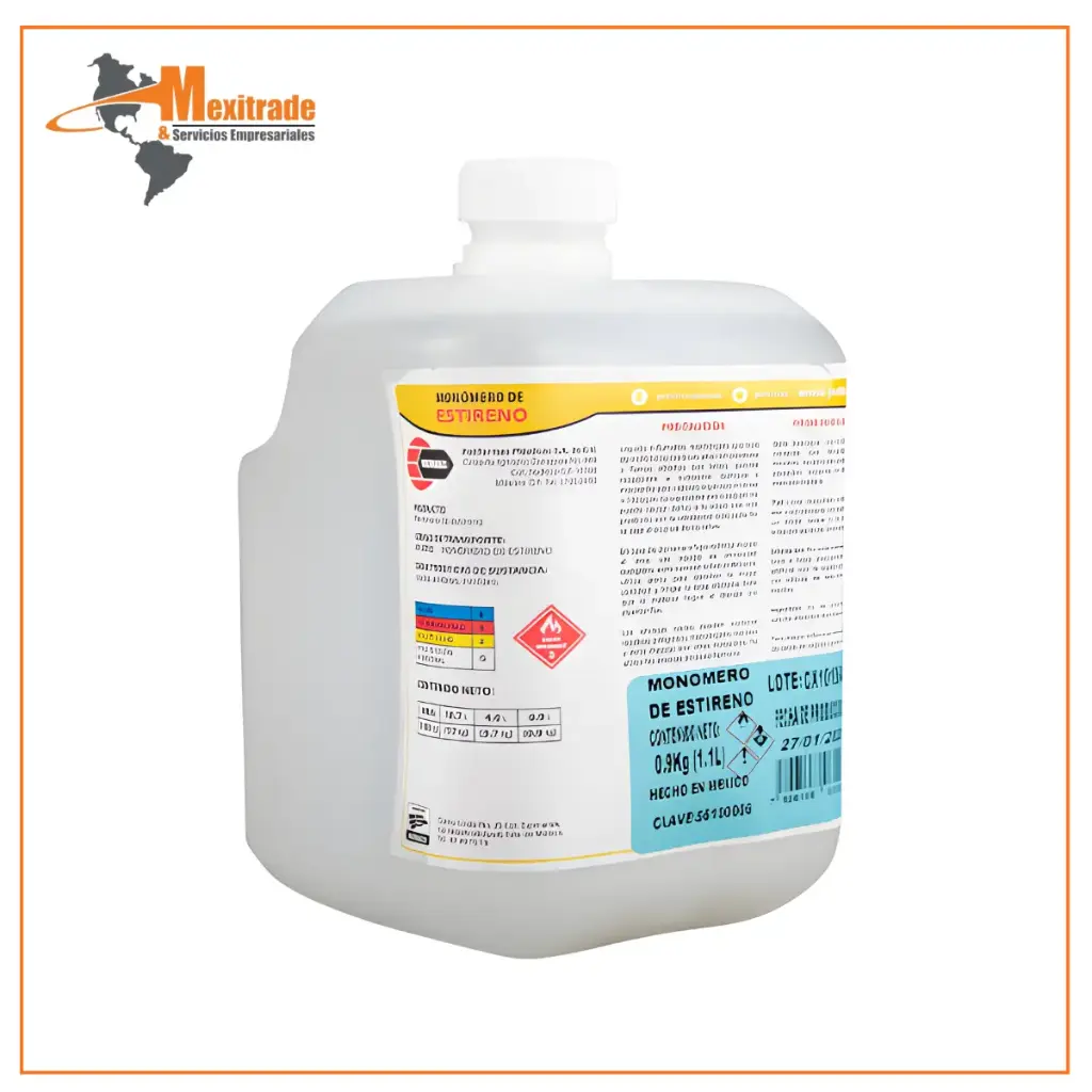 MONOMERO DE  ESTIRENO 3.7 KG.