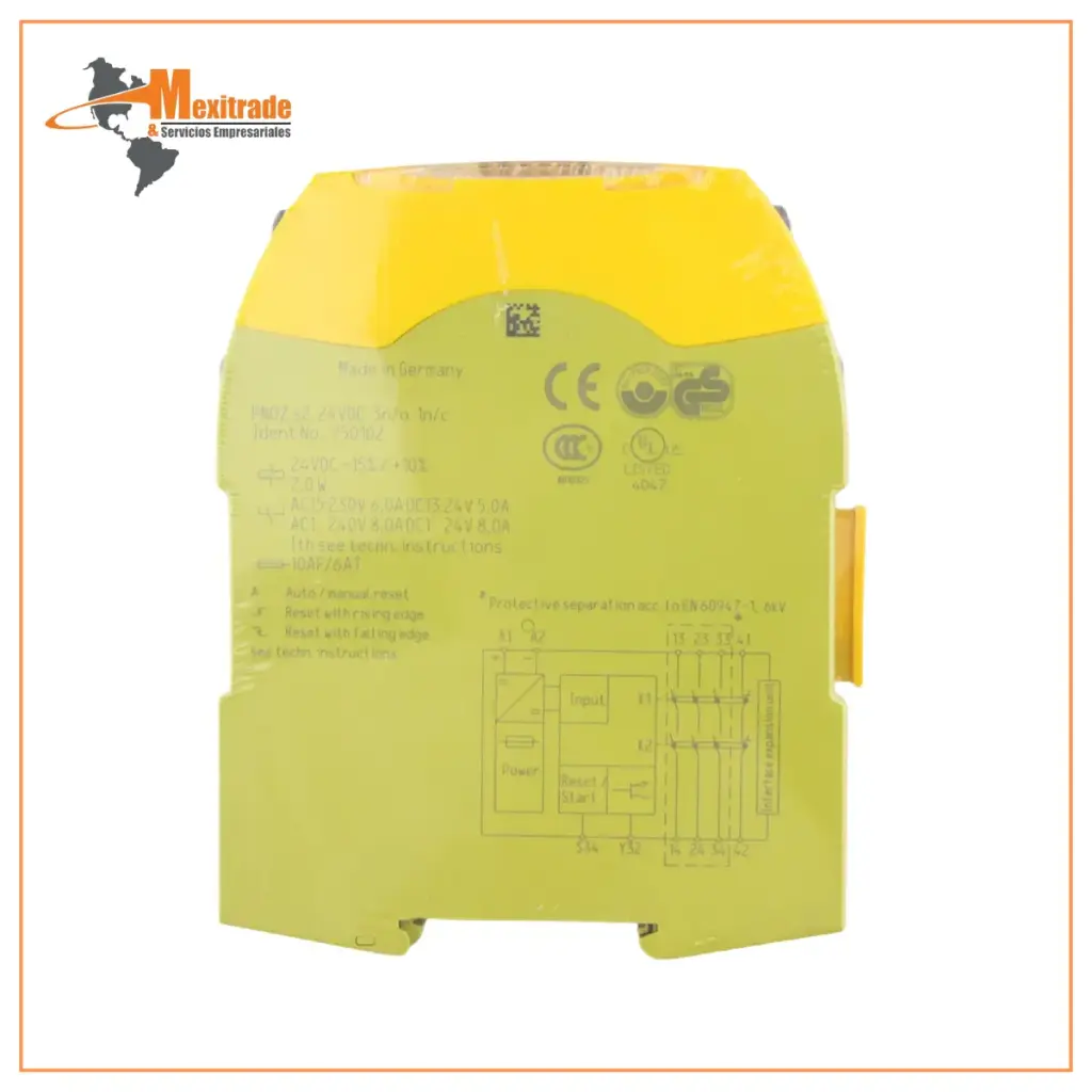 PNOZ s2 24VDC 3 n/o 1 n/c