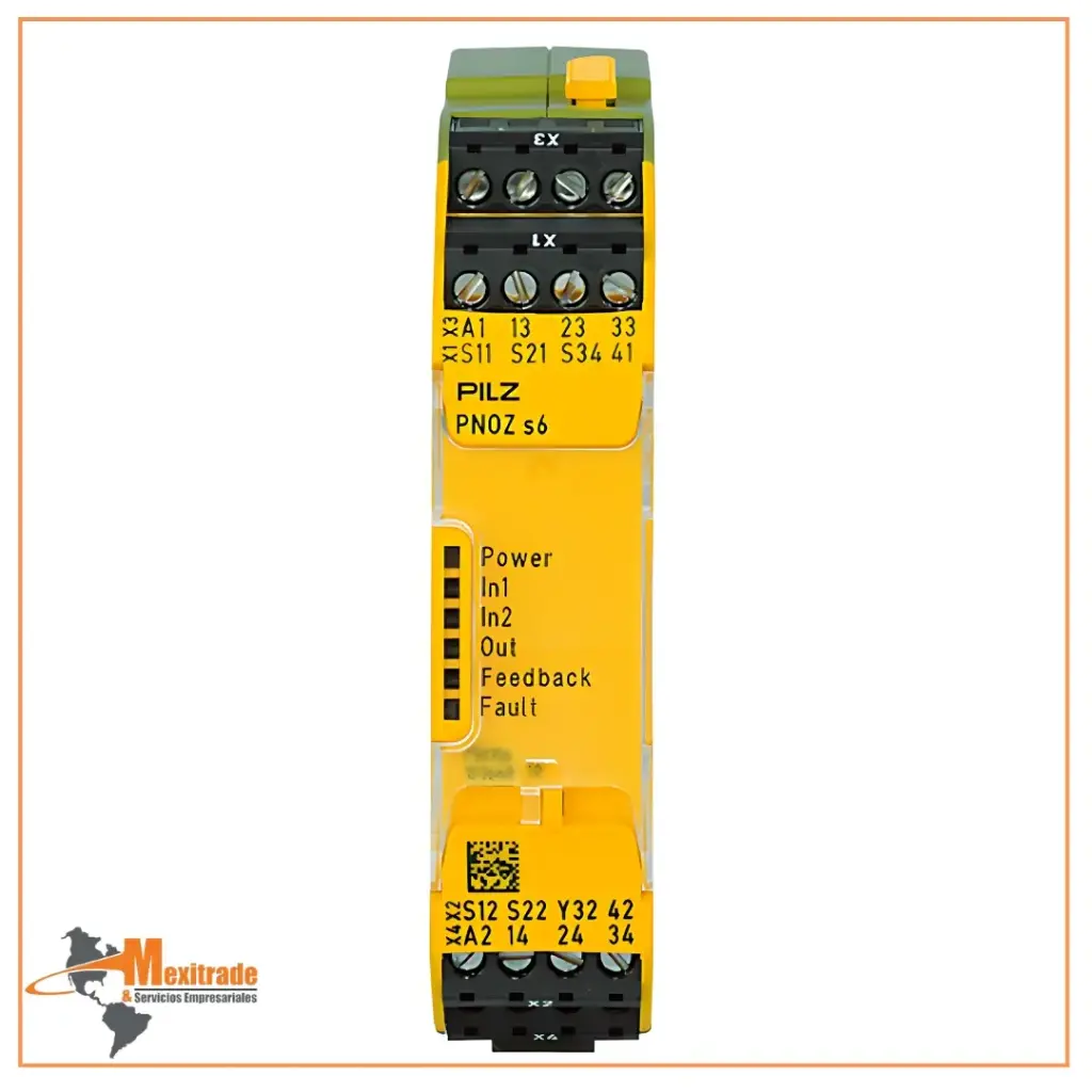 PNOZ s6 24VDC 3 n/o 1 n/c