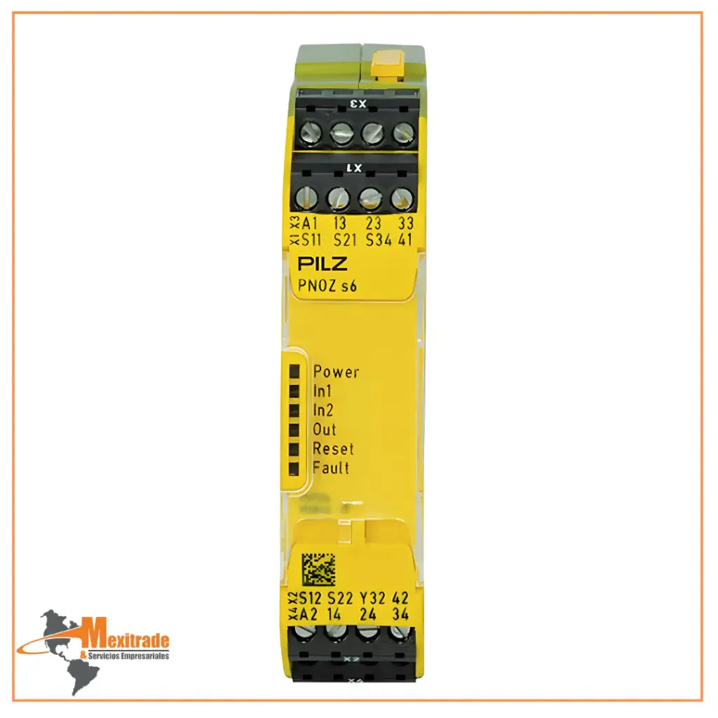 PNOZ s6 48-240VACDC 3 n/o 1 n/c