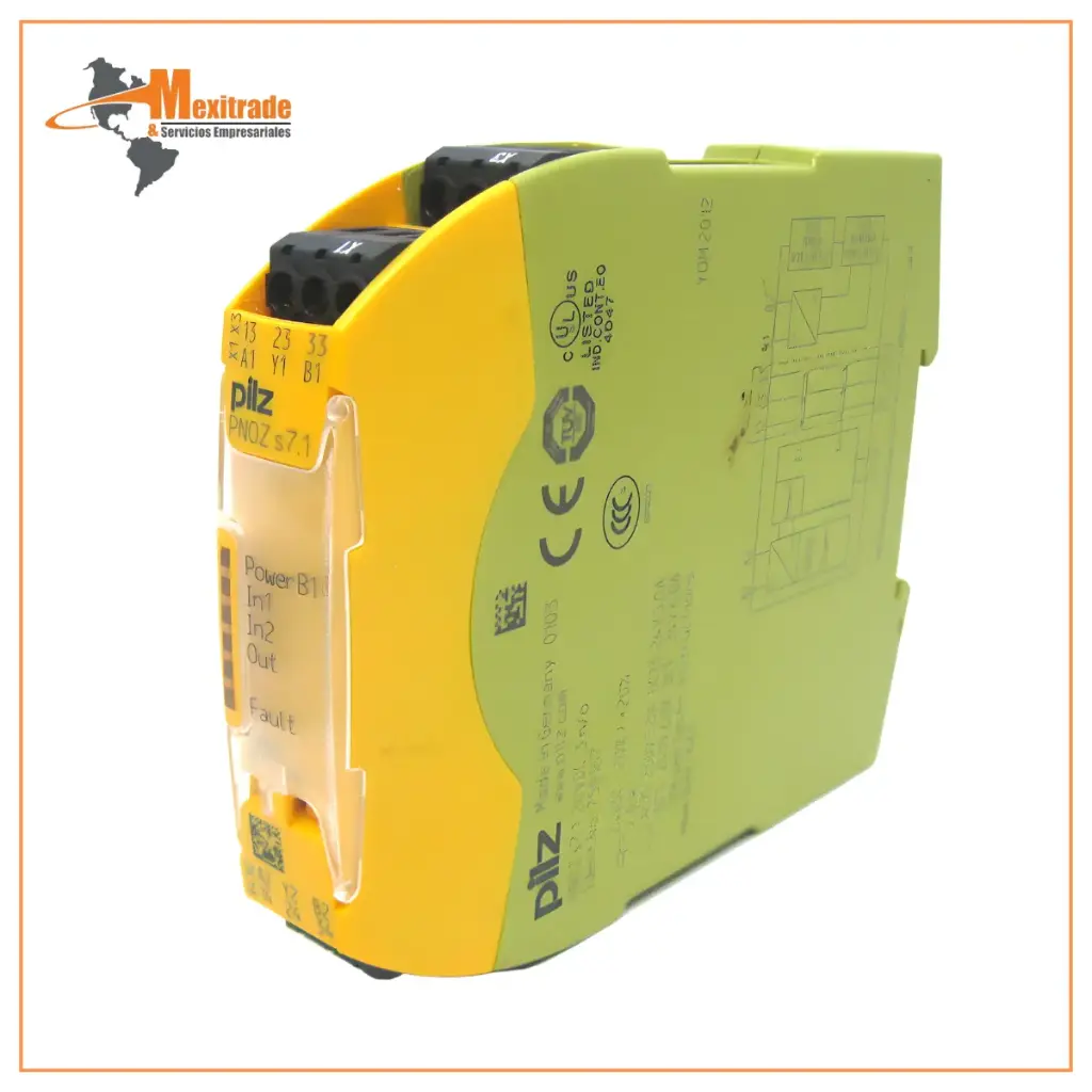 PNOZ s7.1 24VDC 3 n/o cascade