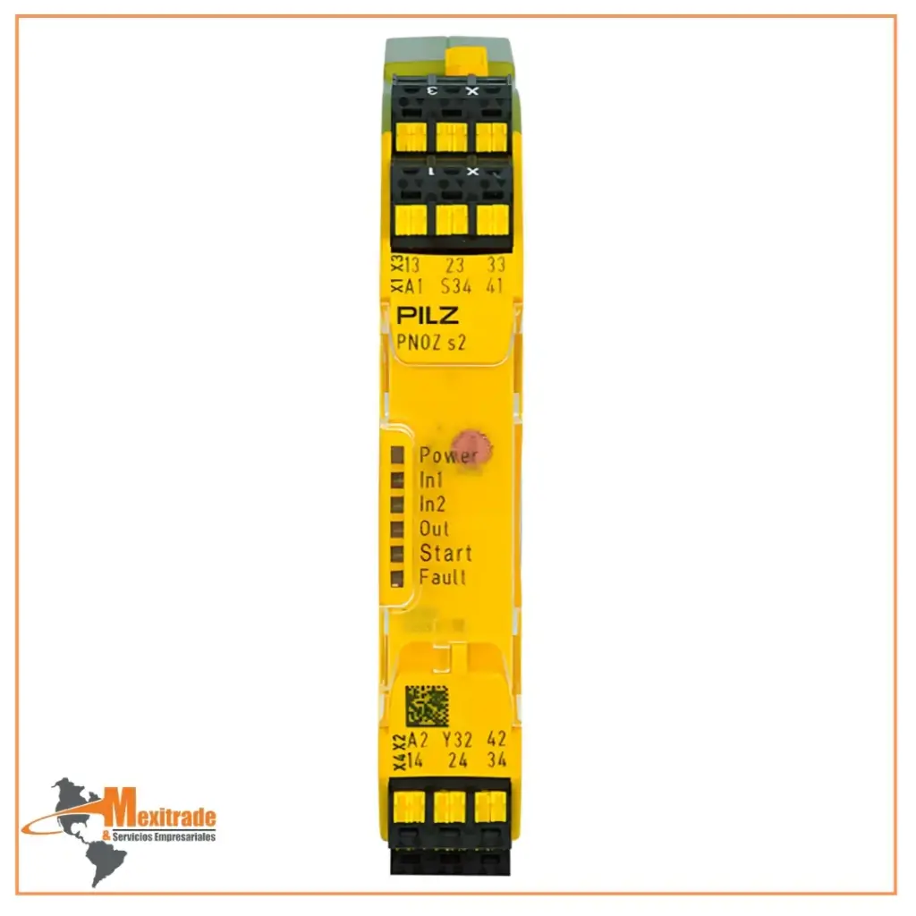 PNOZ s2 C 24VDC 3 n/o 1 n/c