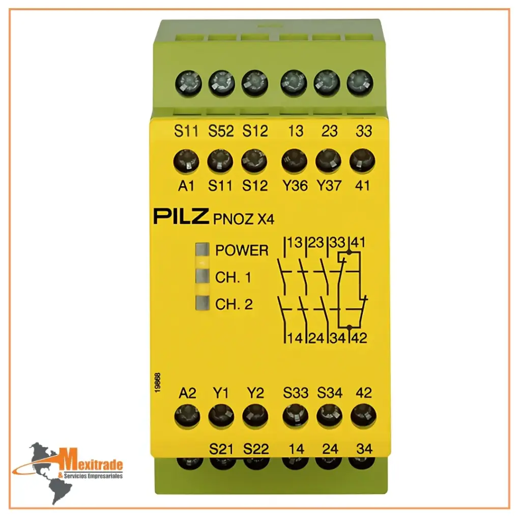 PNOZ X4 24VDC 3n/o 1n/c