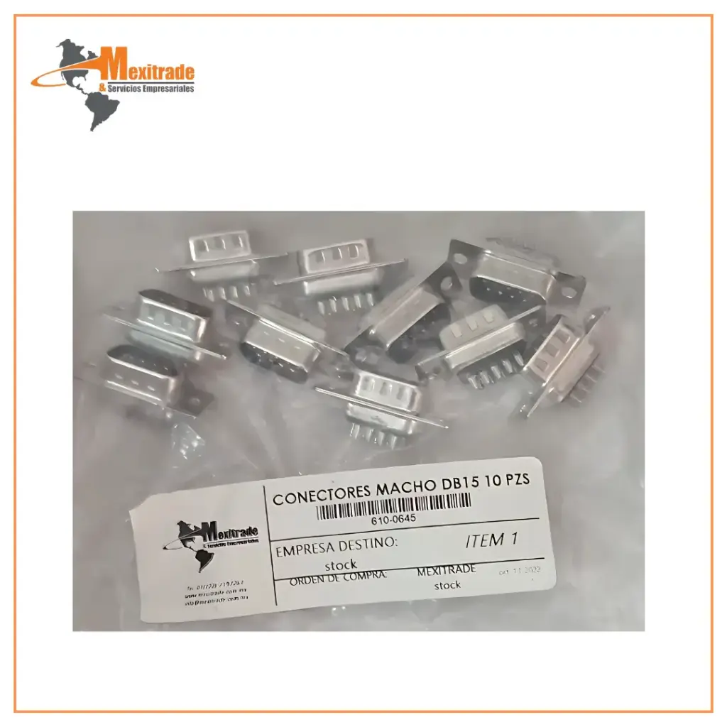 Conectores Macho DB15