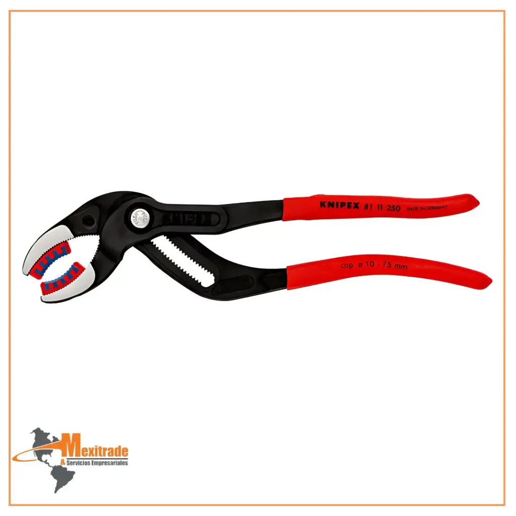Pinzas para tuberías y racores KNIPEX 81 11 250 SB, 250 mm