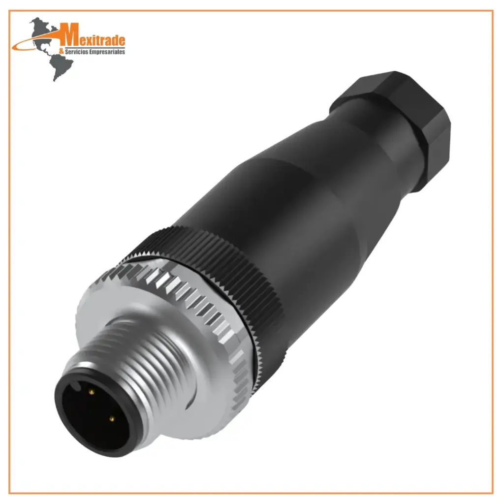 Conector Hembra Recto M12 – 5 Pines BCC06YA