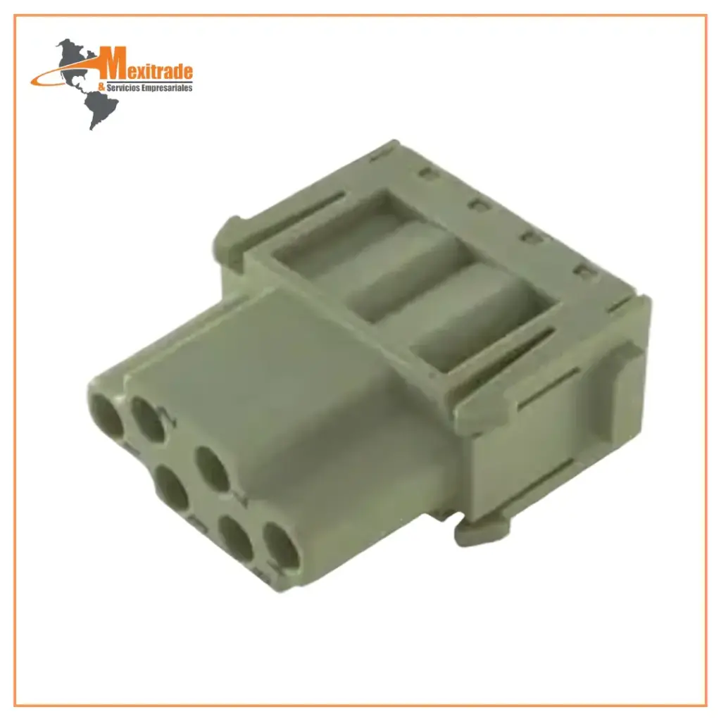 Heavy Duty Connector, Serie Han E, Módulo, 6 Contactos,Crimp Hembra