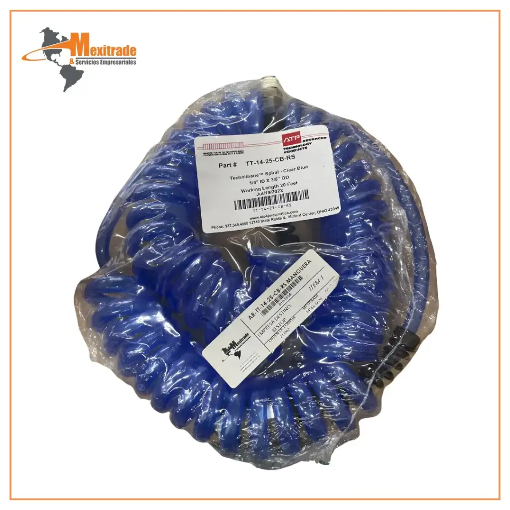 Conjunto de manguera de aire en espiral ATP