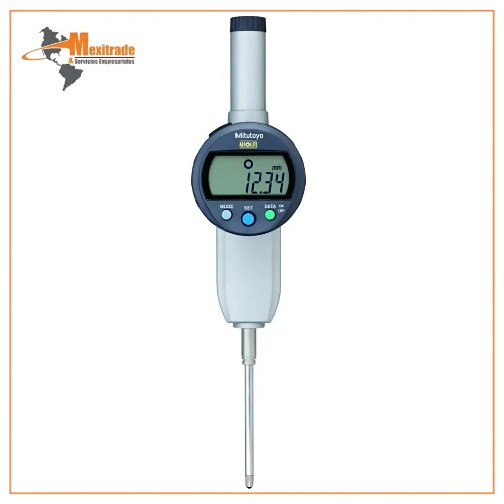 Reloj comparador DIGIMATIC tipo ISO/jis 50,8mm, 0,01mm, Flat Back 