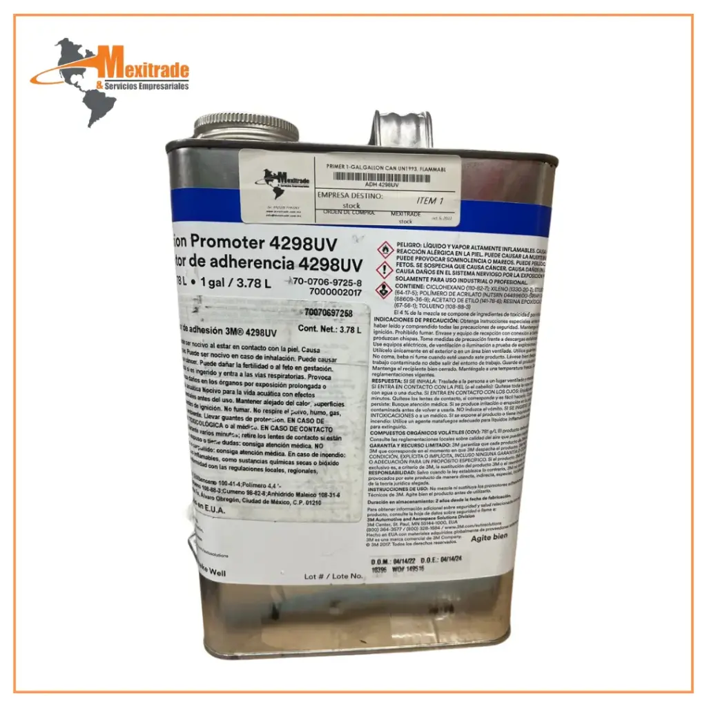 Pintura para líquidos inflamables laminados con líquido