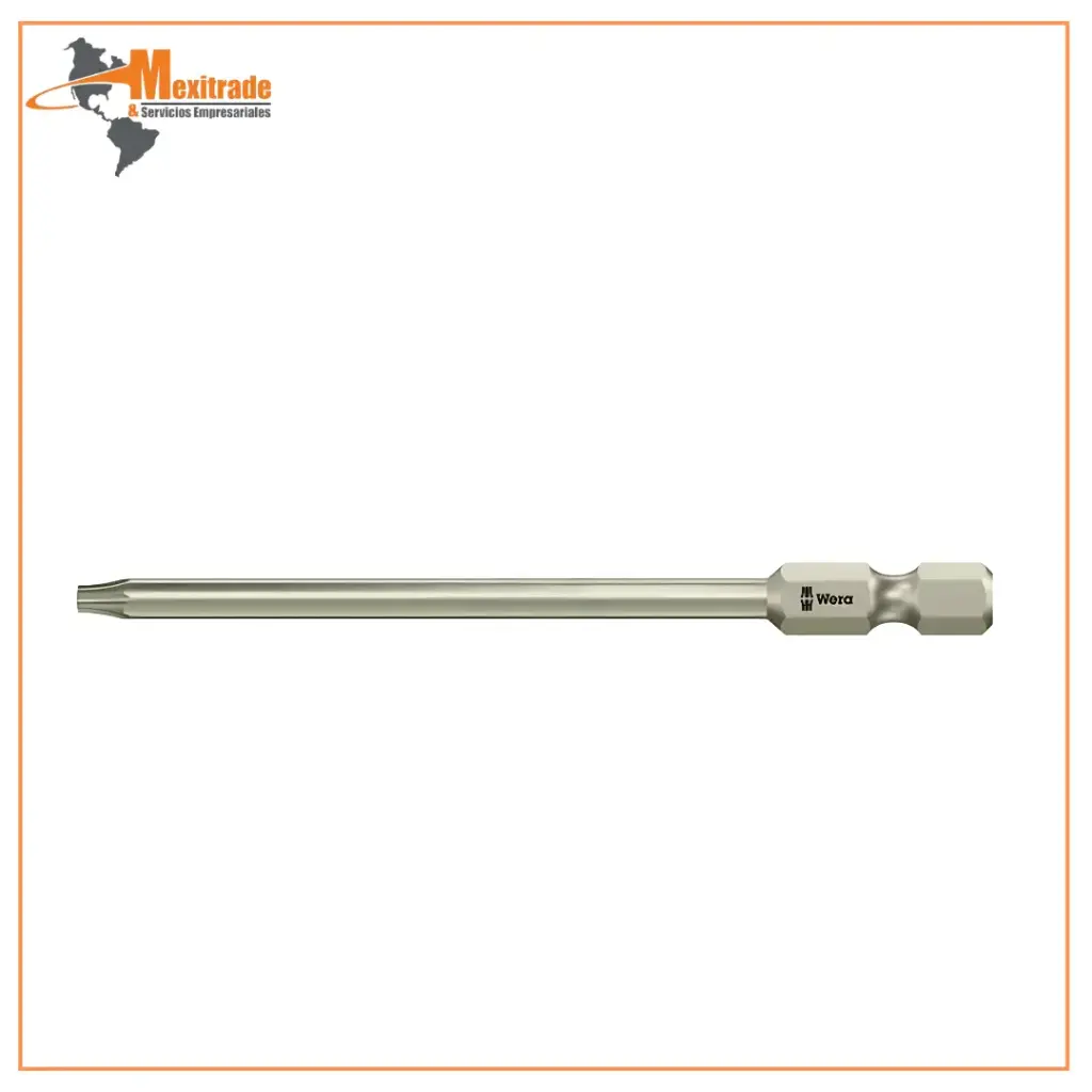 Punta de destornillador; Torx®; TX10; Long.tot: 89mm WERA