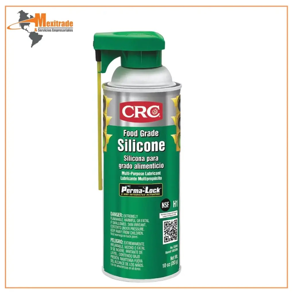 Lubricante de Silicón de Grado Alimenticio # 03040 CRC