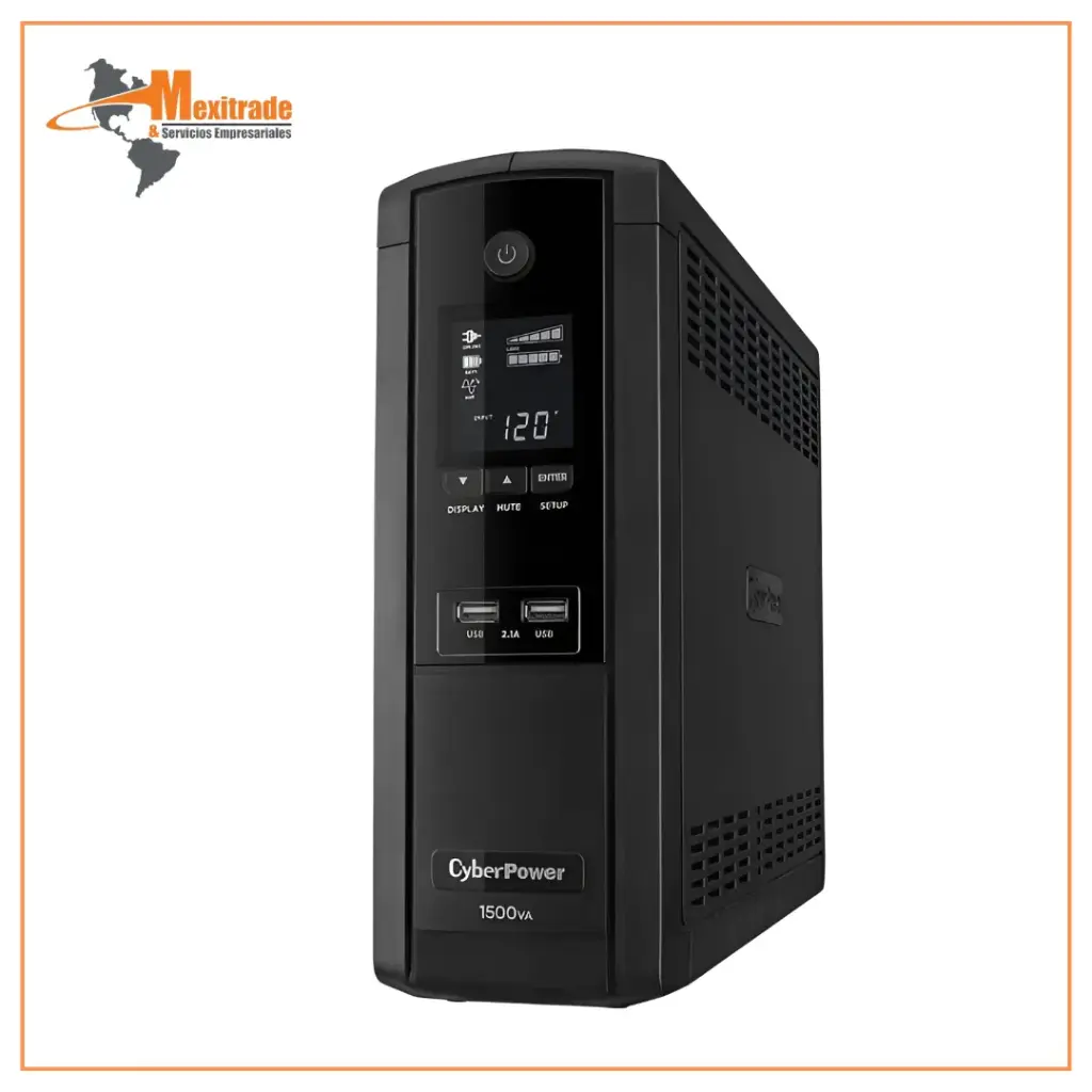 CyberPower UPS 1500VA/900W, USB 2.1A