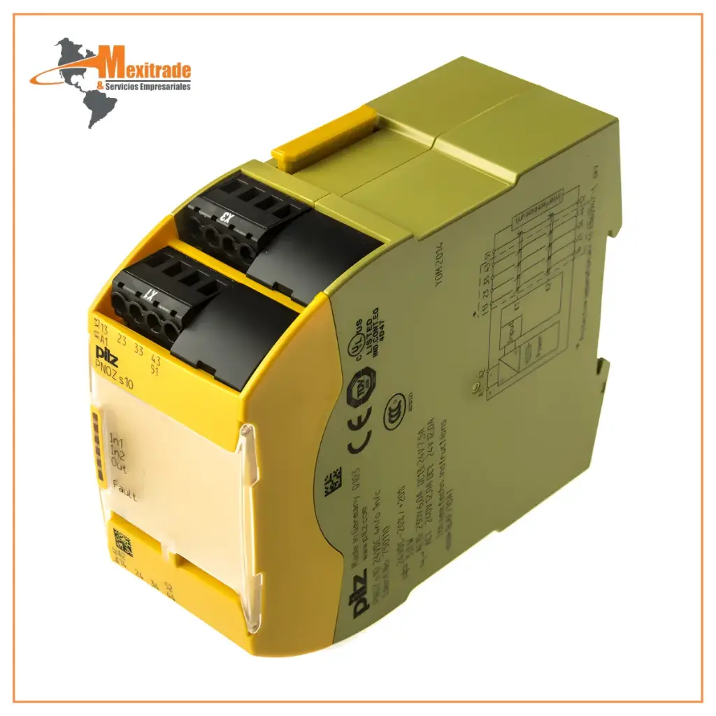 PNOZ s10 24VDC 4 n/o 1 n/c