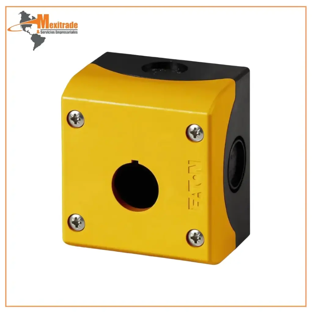 M22-IY1, CAJA PARA BOTONES, 22M. AMARILLO 1