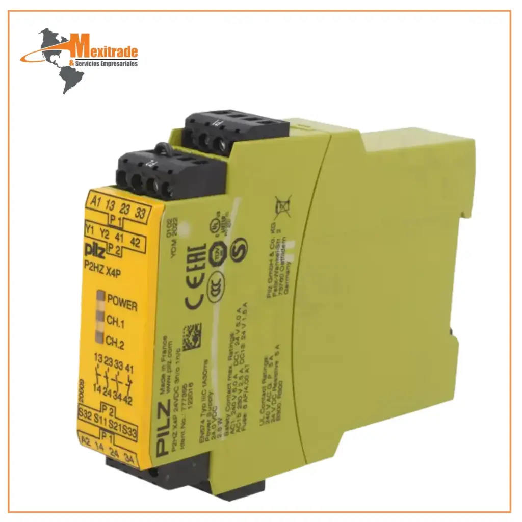 P2HZ X4P 24VDC 3n/o 1n/c Módulo de Seguridad 