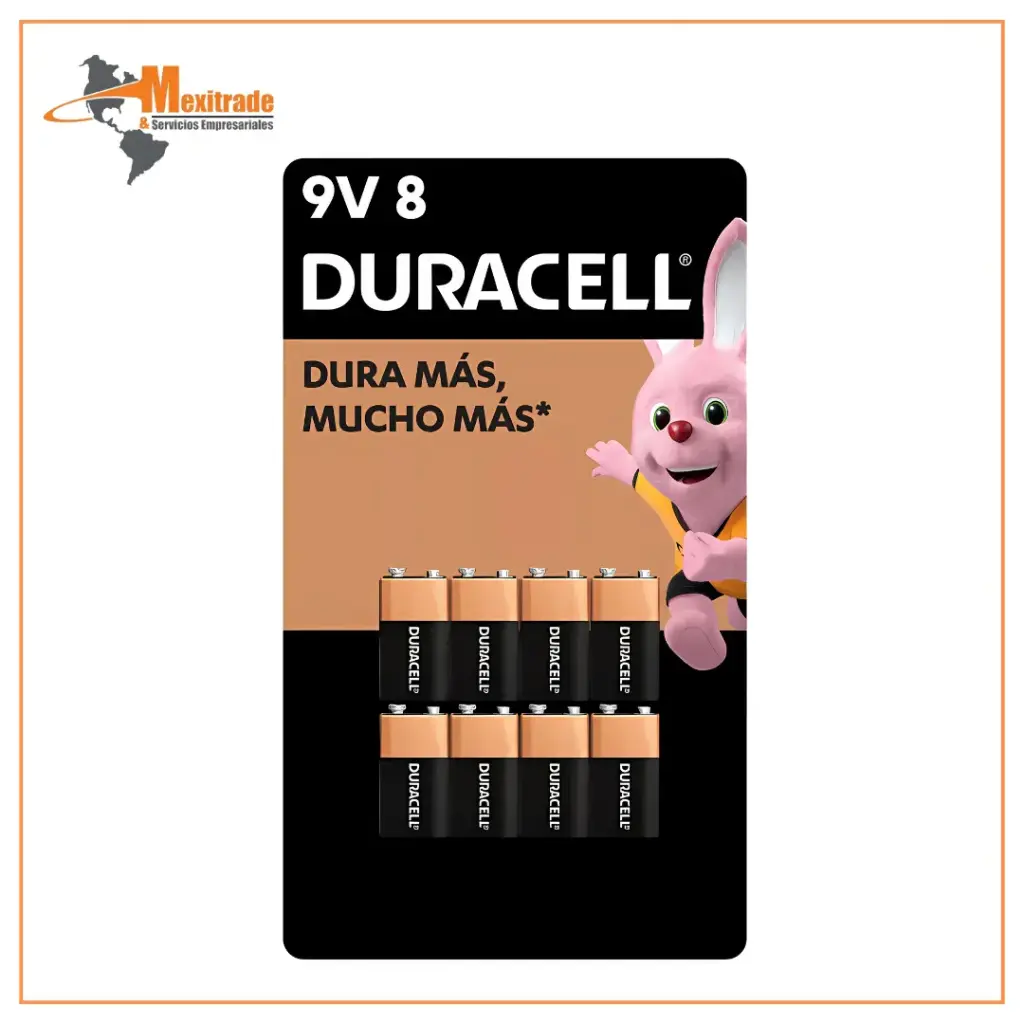 Pila 9V Duracell Alcalina
