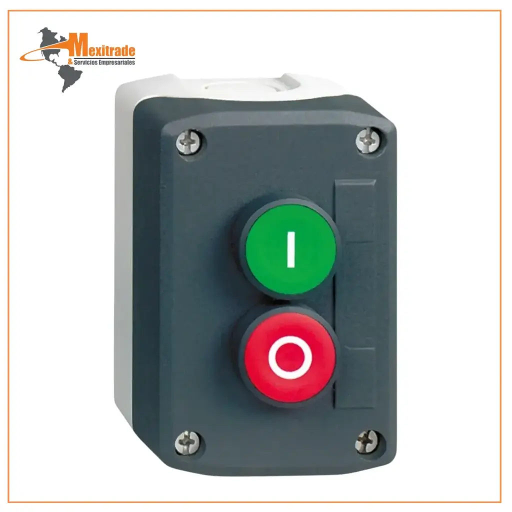 Botonera 2 pulsadores Verde Y Rojo Schneider Xald213