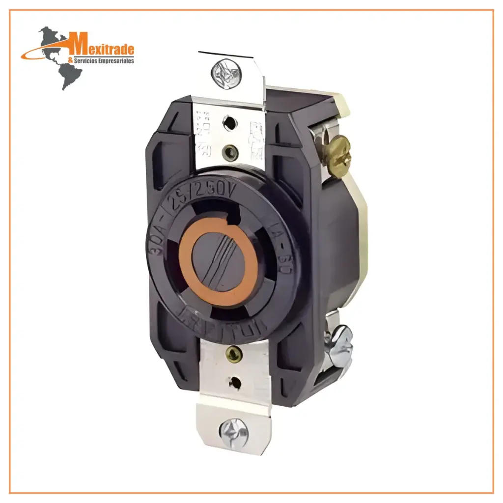 LEVITON RECEPTACULO MVUELTA 3P+T 30A 125