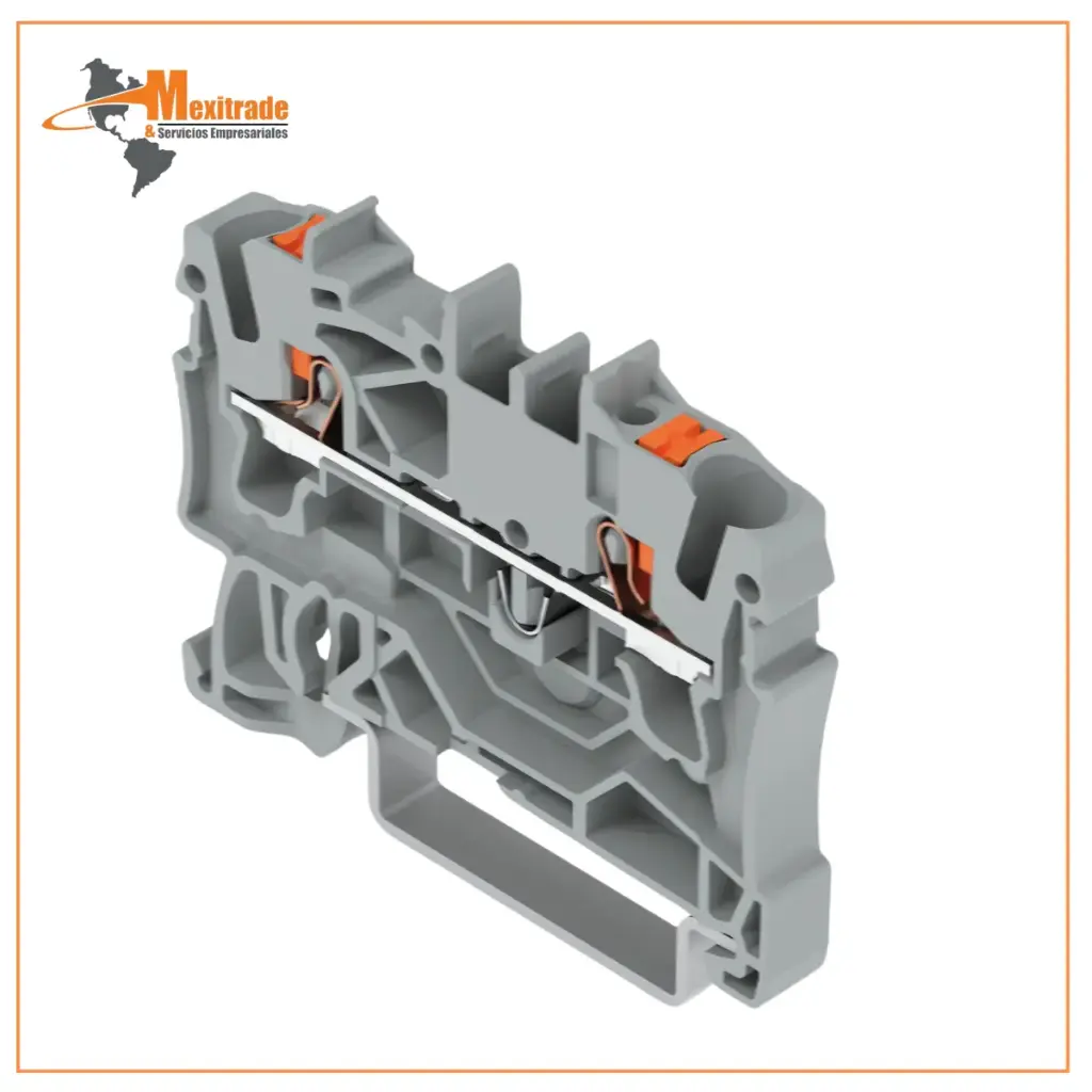 Clema de Paso de 2 Conductores (Through Terminal Block)
