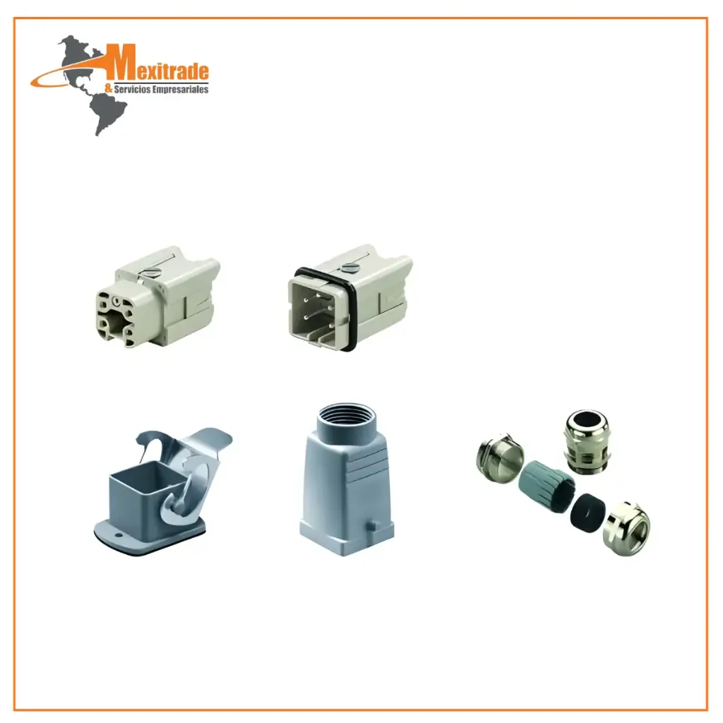 Kit de Conector Industrial Weidmüller HDC-KIT-HA 04.400 