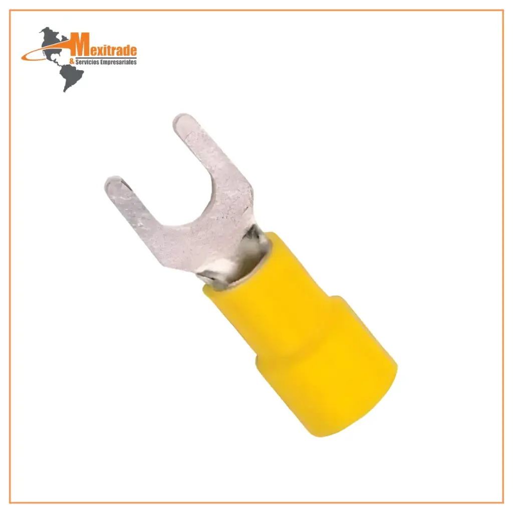 Espada Aislada Amarilla 12-10 Awg 3/16