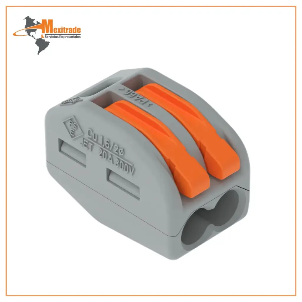 Borna de conexión; gris WAGO