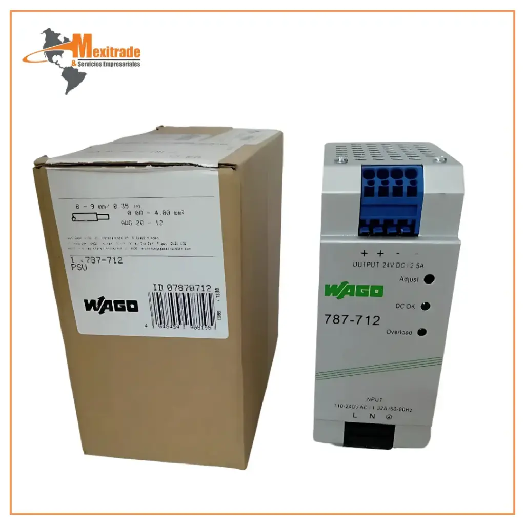 FUENTE 100-24-24VCA, 24VDC, 2.5A WAGO