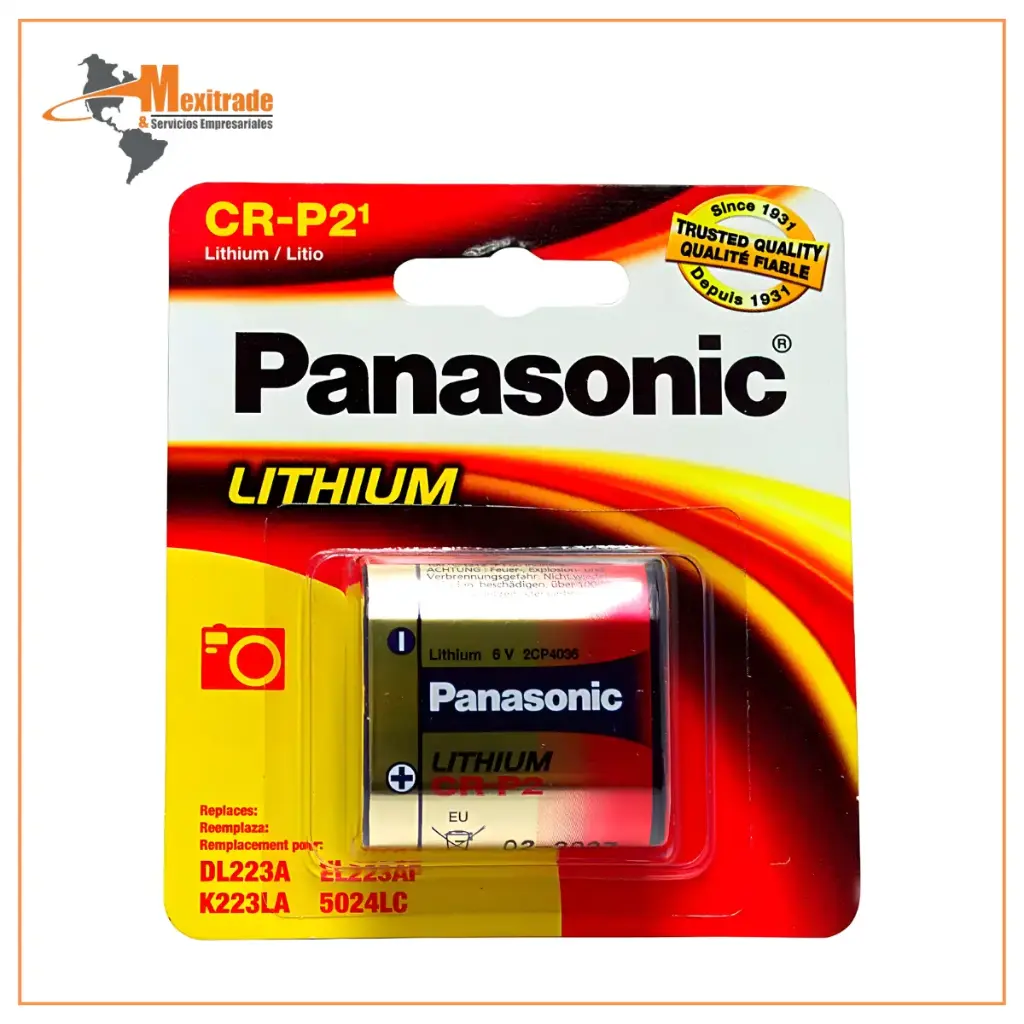 Crp2 Panasonic 1 Pieza, 6 Volts Litio El223ap, Cr-p2
