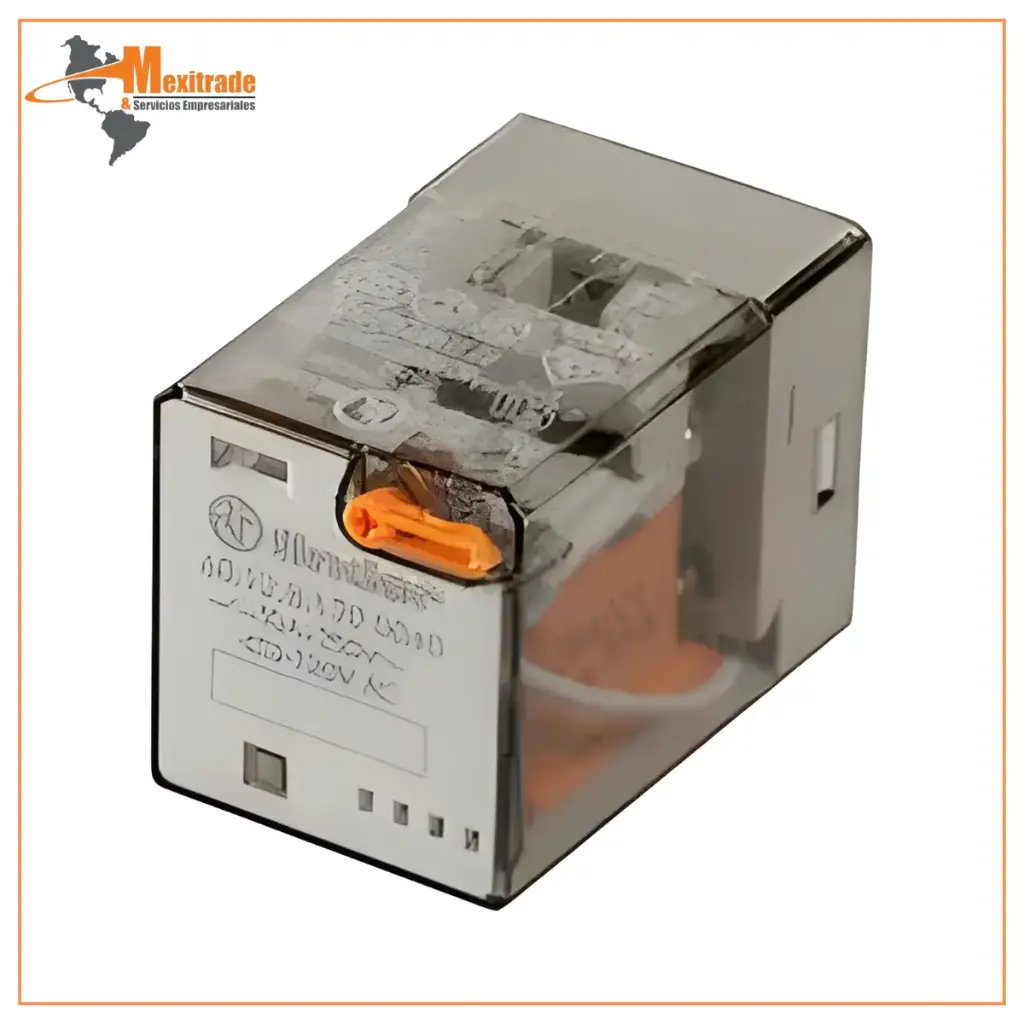 Relevador de Potencia, DPDT, 120 VAC, 10 A, Serie 60, Hembra, CA