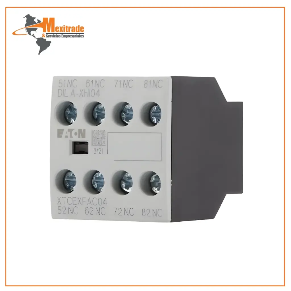 Bloque de Contactos Auxiliares Eaton DILA-XHI04 – 4 NC