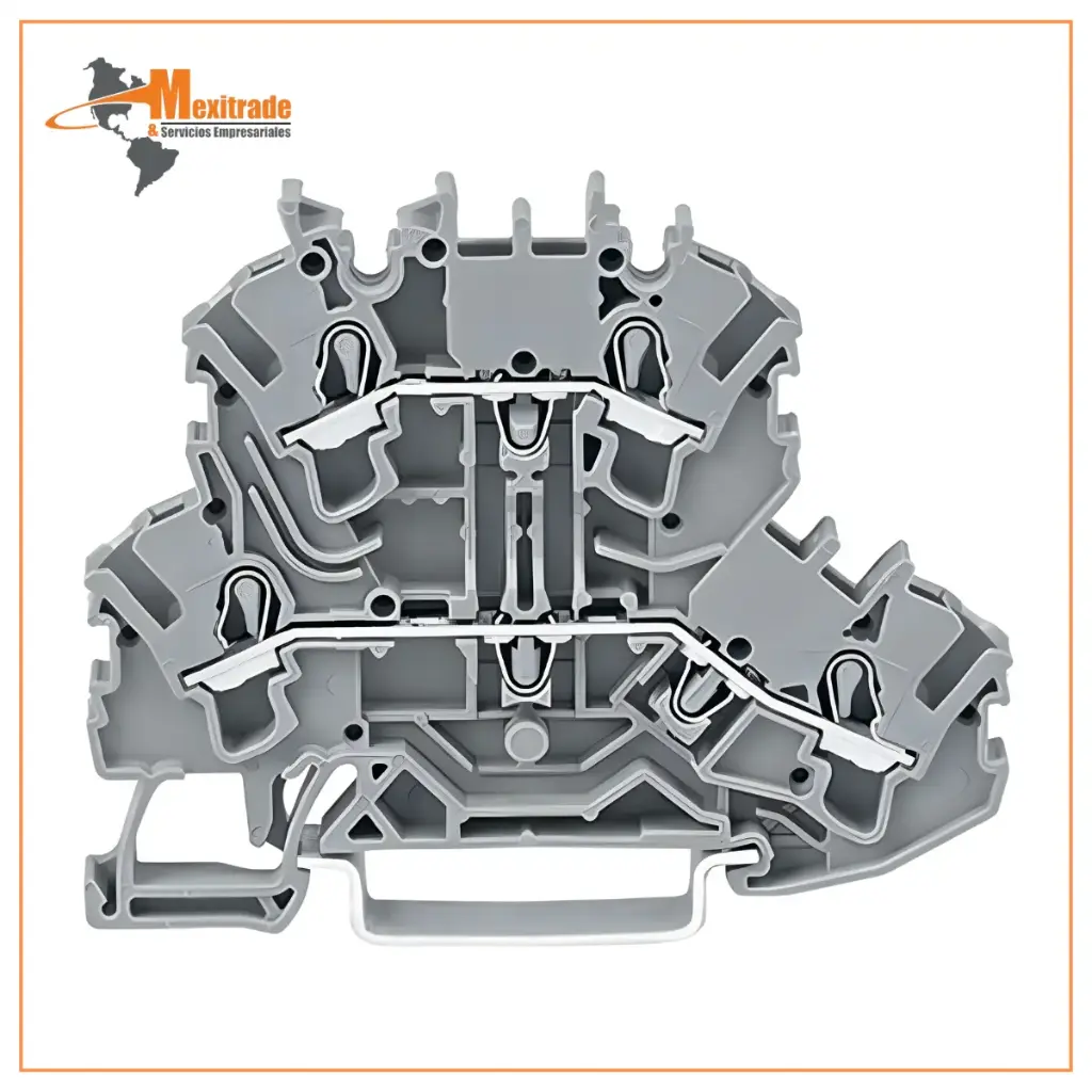 Borna de doble piso; Borna de tierra/de