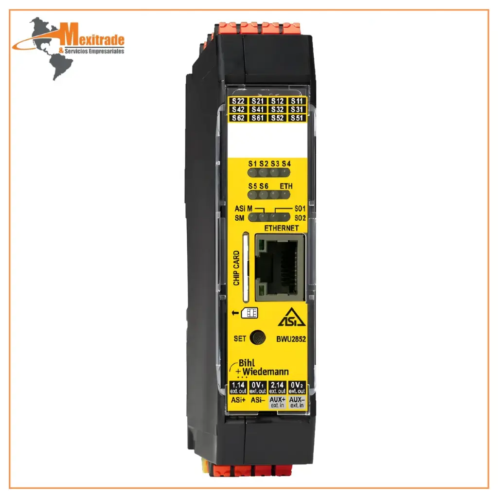 Monitor de Seguridad ASi-3 Bihl Wiedemann con Maestro Integrado