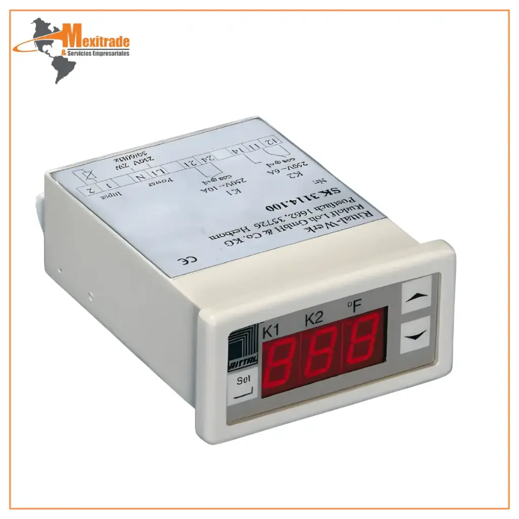 Indicador Digital de Temperatura y Termostato Rittal