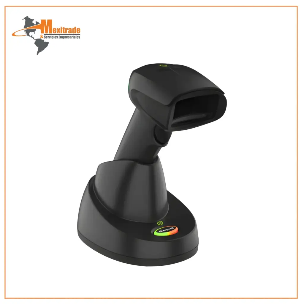 Lector de Código de Barras 1D/2D - incluye Cable USB y Base