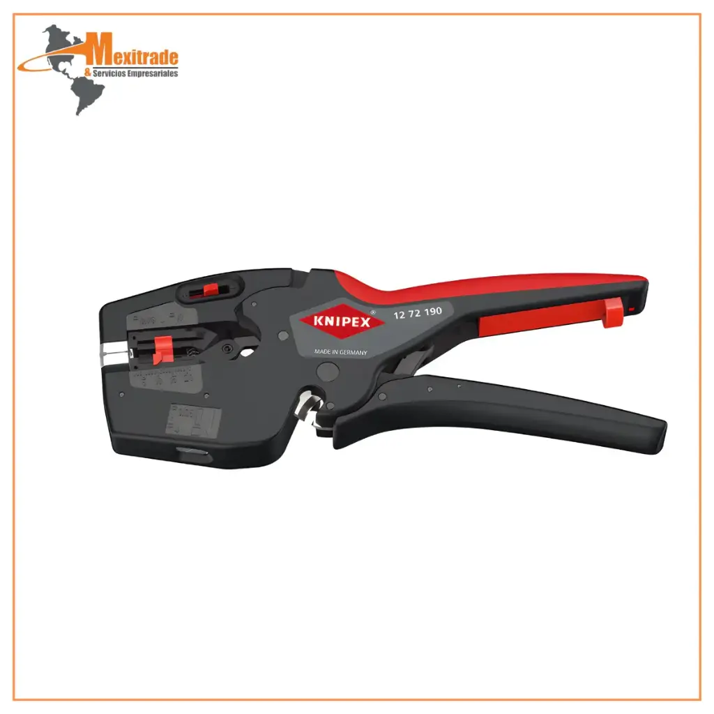 Herramienta Multifunción Pelacables y Crimpadora KNIPEX NexStrip 