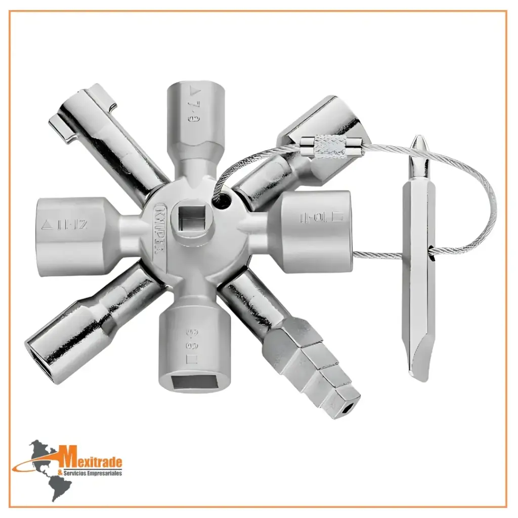 KNIPEX LLAVE PARA ARMARIO "TwinKey®" 