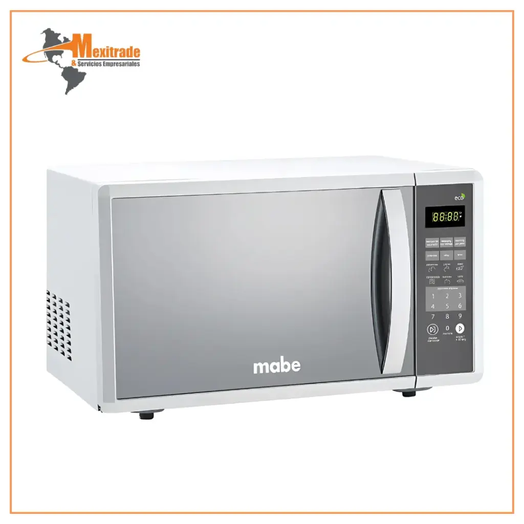 Mabe Horno de Microondas HMM111SEJ, 1.1 Pies Cúbicos, 30 Litros, Plata