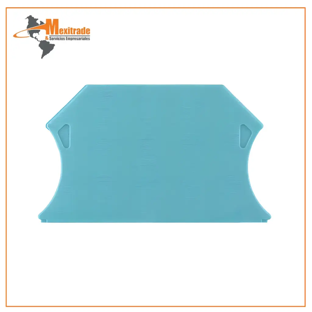 Tapa Final Weidmüller – WAP 2.5-10 BL (Color Azul)