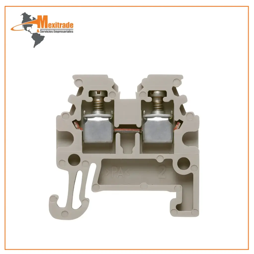 Borne de Paso WDU 1.5/R 3.5 para Riel TS15 