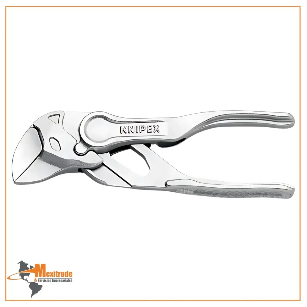 Pinza de extensión y llave XS KNIPEX 86 04 100 – herramienta compacta 100 mm (4")